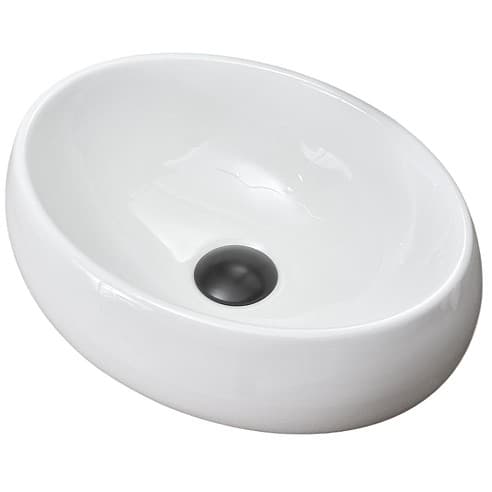 Раковина накладная Gid Lago 40x30x13.5см, N9030ds 51235, белый