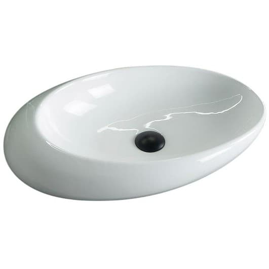 Раковина накладная Gid Creativo 59x37x14см, N9050 51167, белый