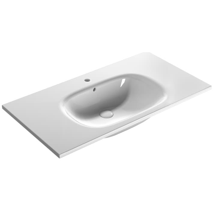Раковина Глобо Vanity Basins белая 960х510х180 мм BL096BI, Globo