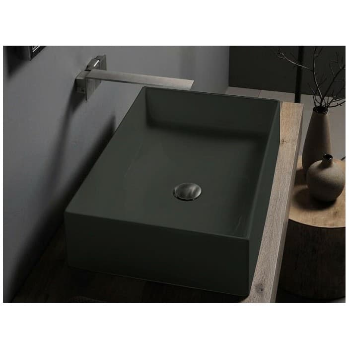 Раковина Scarabeo Teorema 2.0 коричневая 600х400х140 мм 5101 49 BK