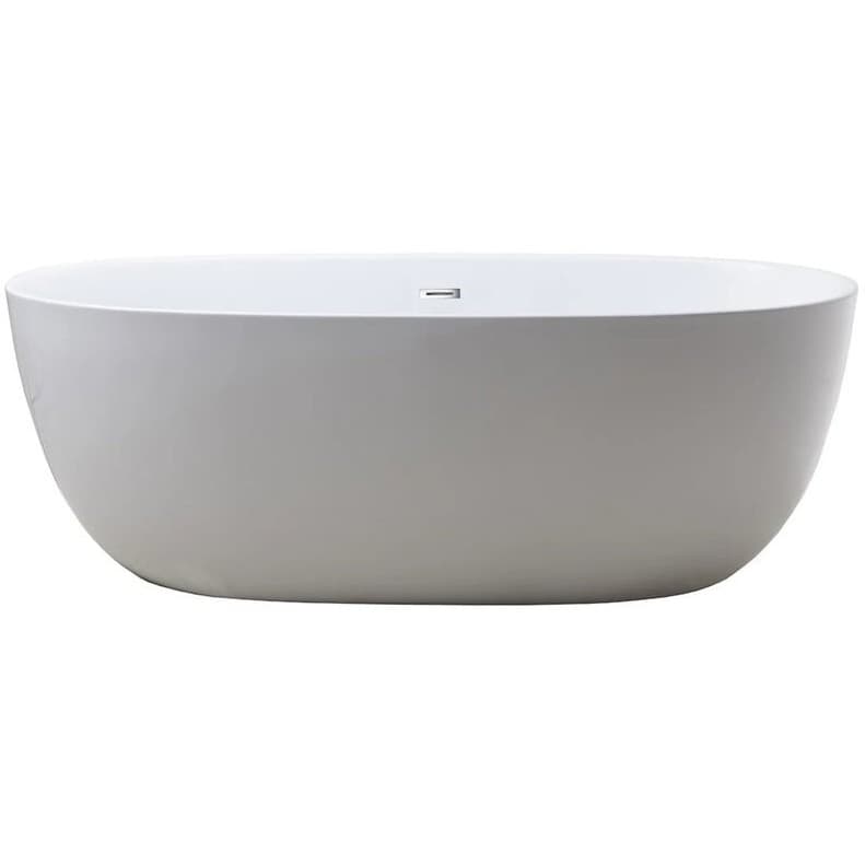 Ванна акриловая Vincea (Винчея) VBT-205, 1700х800х580, цвет белый, слив-перелив в комплекте, хром, (без монтажного комплекта/ножек)