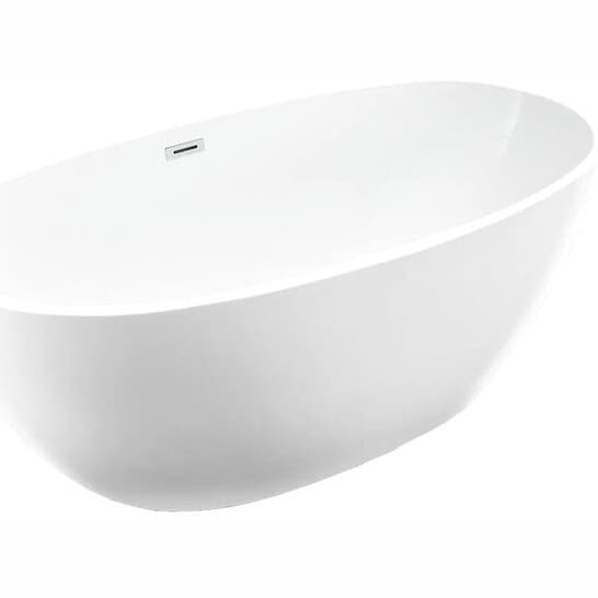 Ванна акриловая Vincea (Винчея) VBT-404-1700, 1700х850х580, цвет белый, слив-перелив в комплекте, хром, (без монтажного комплекта/ножек)