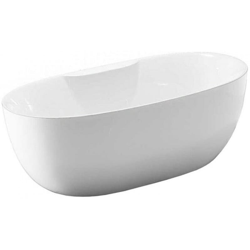 Ванна акриловая Vincea (Винчея) VBT-405B-1700 1700х800х580, цвет белый, слив-перелив в комплекте, хром, (без монтажного комплекта/ножек)