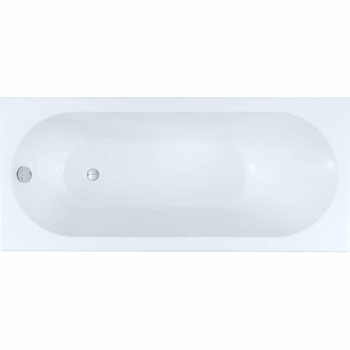 Ванна акриловая Aquanet (Акванет) Lotos 170x75 см (с каркасом) 00311882, белый