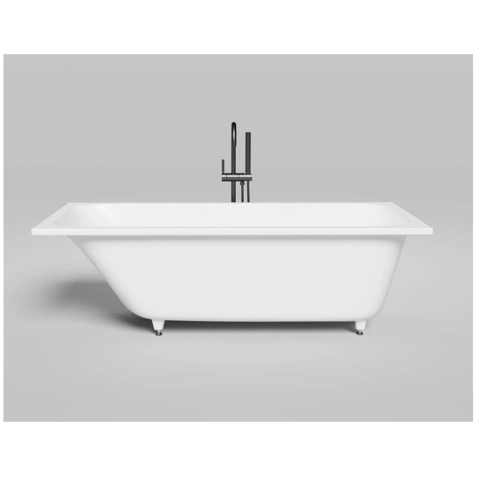 Ванна пристенная/встраиваемая Salini (Салини) Orlanda Axis Kit 1700х600х445 мм, 102111G, белый глянцевий
