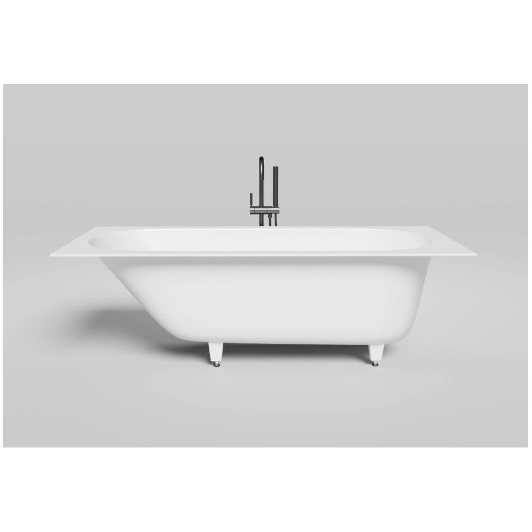 Ванна пристенная/встраиваемая Salini (Салини) Ornella 1800х610х465 мм, 102312M, белый матовый