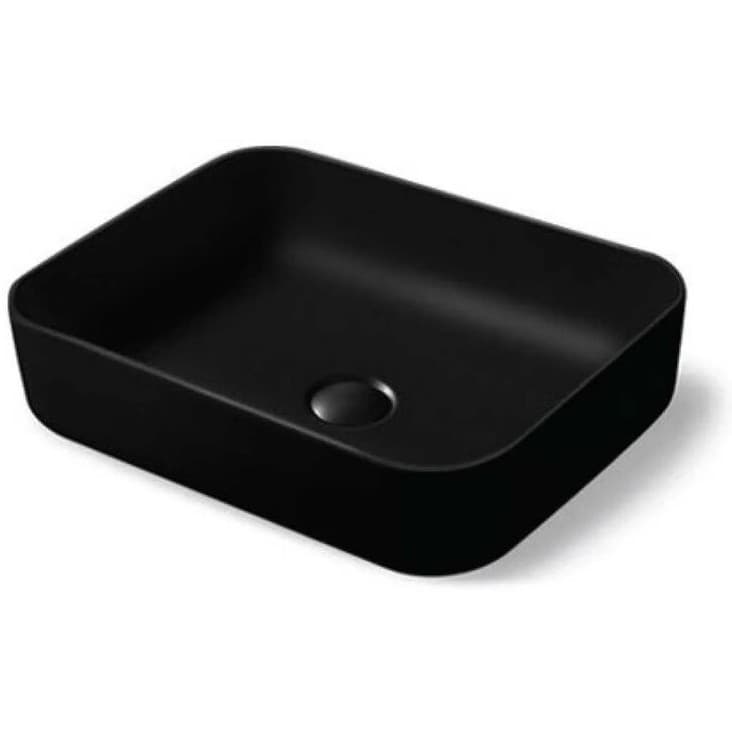 Раковина керамическая Vincea (Винчея) VBS-105MB, 500х410х130, накладная, цвет матовый черный