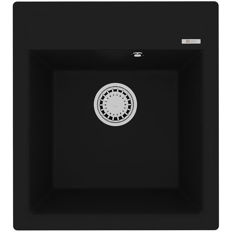 Мойка кухонная прямоугольная Lemark (Лемарк) Hanka 450 Антрацит (9910007)