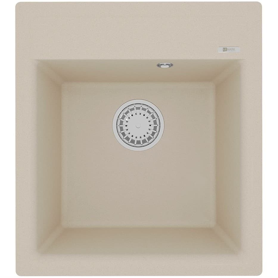 Мойка кухонная прямоугольная Lemark (Лемарк) Hanka 450 Бежевый (9910008)