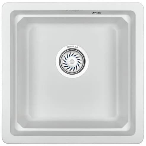 Мойка кухонная квадратная Granula (Гранула) Kitchen Space с ролл-матом и дозатором KS-4501U арктик