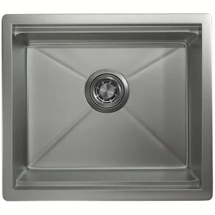 Мойка кухонная прямоугольная Granula (Гранула) Kitchen Space с ролл-матом и дозатором, чаша 450х365 мм, KS-5045U сталь матовая