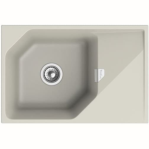 Мойка кухонная прямоугольная Rivelato (Ривелато) Locus LS-75 (LS-75 топаз)