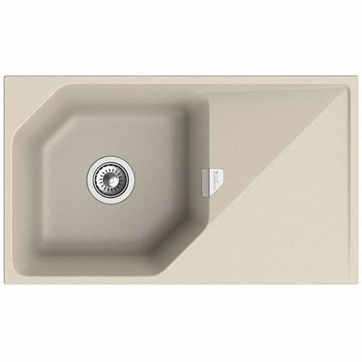 Мойка кухонная прямоугольная Rivelato (Ривелато) Locus LS-85 (LS-85 бежевый)