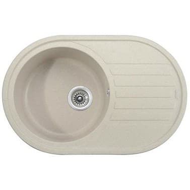 Мойка кухонная овальная Kaiser (Кайзер) Sand Beige (KGM-7750-S)