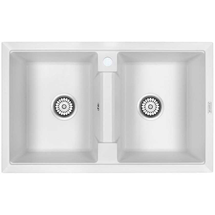 Мойка кухонная Paulmark (Паульмарк) кварцевая ZWILLING PM238150-WH белый 810х500