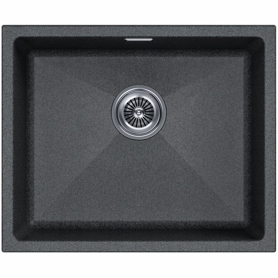 Мойка кухонная Paulmark (Паульмарк) LUMI 55UNI, LU55-DG, графит, 555х460мм