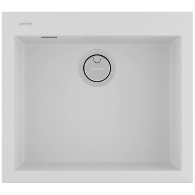 Мойка кухонная Paulmark (Паульмарк) Decoration 56 белый, PM935650-WH