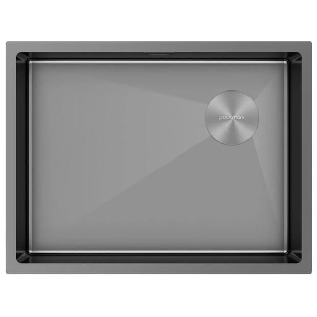 Мойка кухонная Paulmark (Паульмарк) Next-Skew 58 Uni вороненая сталь, PM885844-GM