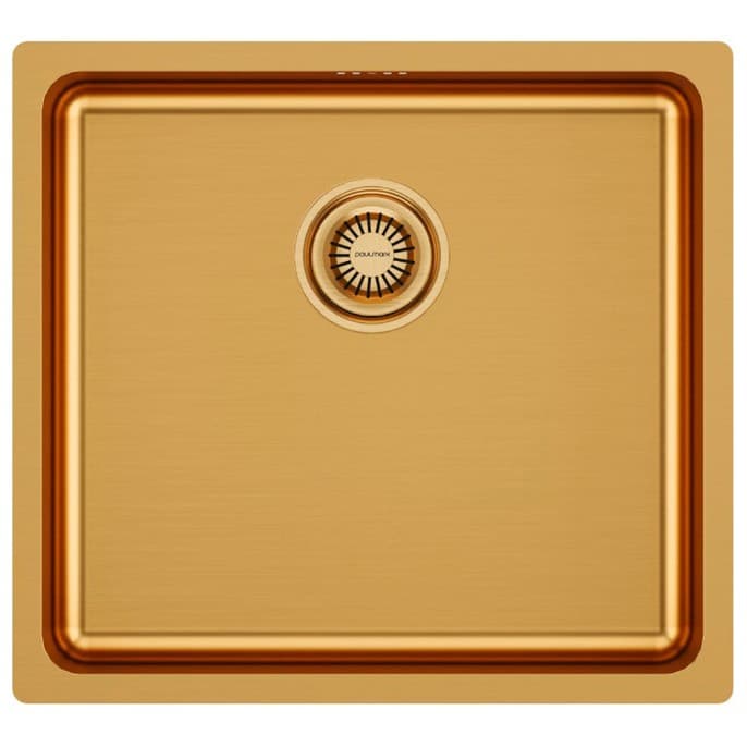 Мойка кухонная Paulmark (Паульмарк) Vista 48 брашированное золото, PM304844-BG