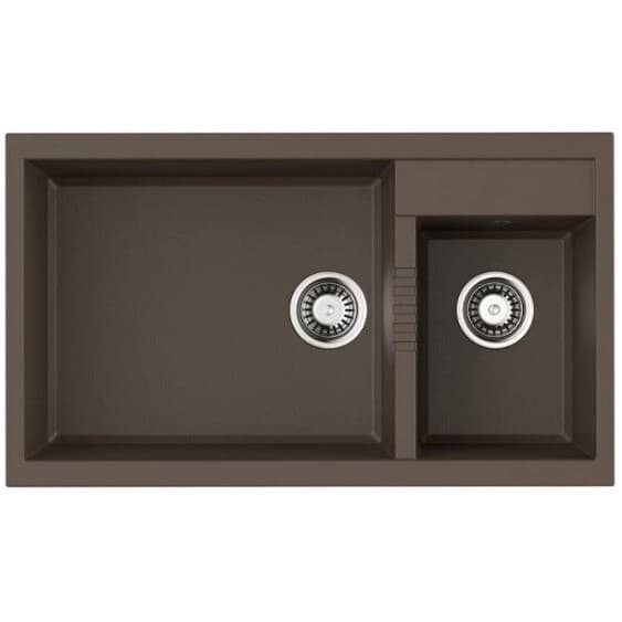 Мойка кухонная Омоикири Tedori коричневая 860х500х240 мм 4997242, Omoikiri