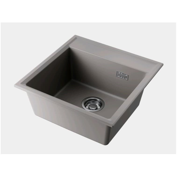 Мойка кухонная Омоикири Daisen серая 510х510х195 мм 4997306, Omoikiri