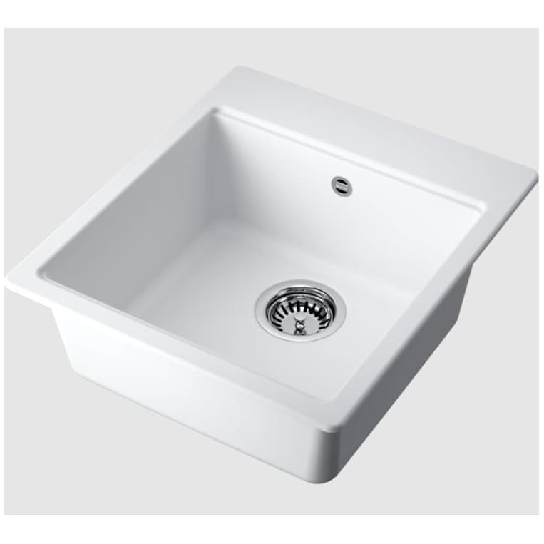 Мойка кухонная Омоикири Akari белая 450х510х197 мм 4997360, Omoikiri