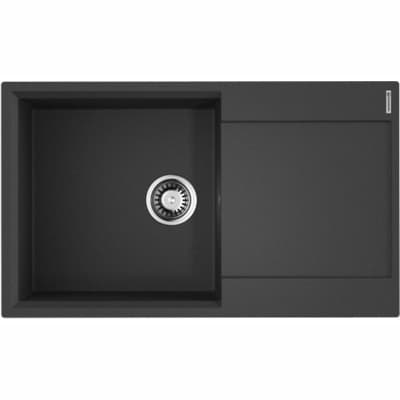 Мойка кухонная прямоугольная Omoikiri (Омойкири) Daisen 86-BL Черный (4993700)