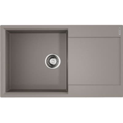 Мойка кухонная прямоугольная Omoikiri (Омойкири) Daisen 86-GR Leningrad Grey (4993698)