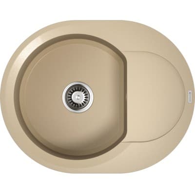 Мойка кухонная овальная Omoikiri (Омойкири) Sakaime 60E-CH Шампань (4993239)