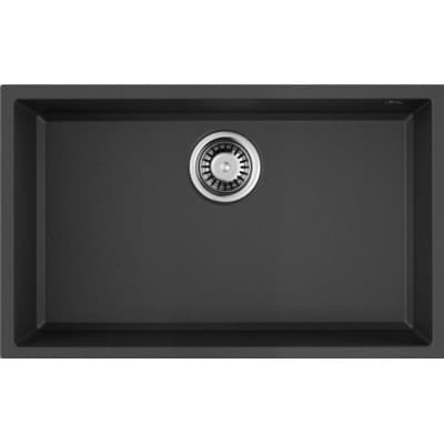 Мойка кухонная прямоугольная Omoikiri (Омойкири) Tedori 66-U-BL Черный (4993972)