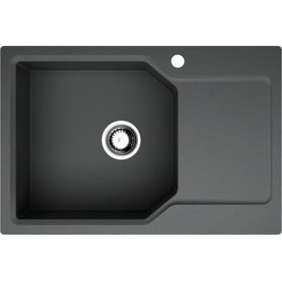 Мойка кухонная прямоугольная Omoikiri (Омойкири) Yonaka 78-LB-GR Leningrad Grey (4993339)