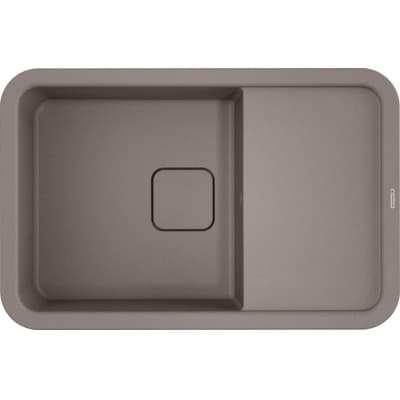 Мойка кухонная прямоугольная Omoikiri (Омойкири) Tasogare 78-GR Leningrad Grey (4993748)