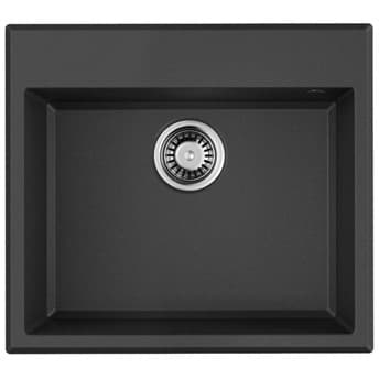 Мойка кухонная прямоугольная Omoikiri (Омойкири) Tedori 57-BL Черный (4993980)