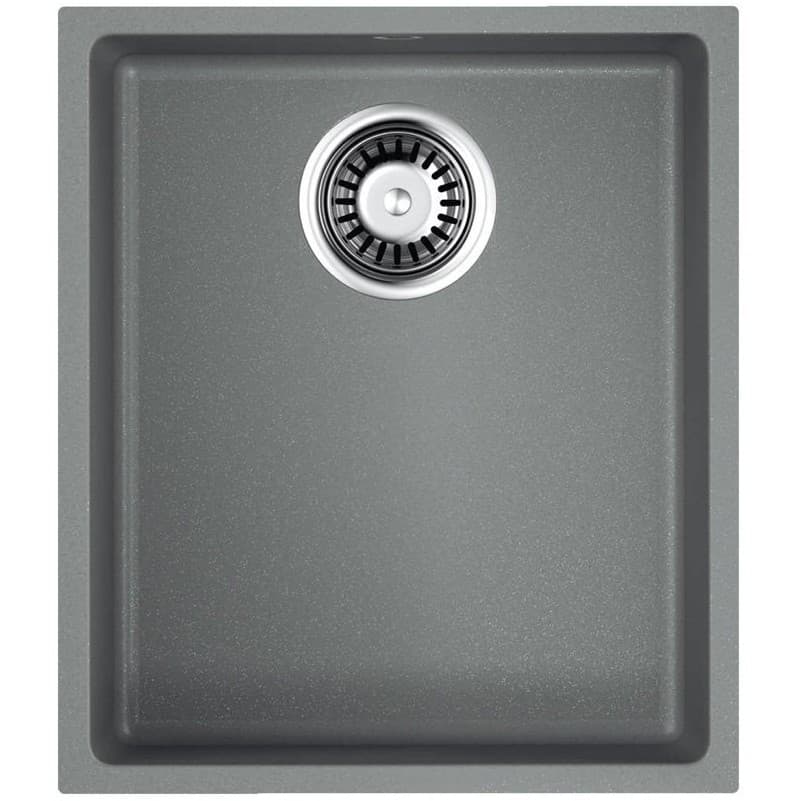 Мойка кухонная прямоугольная Omoikiri (Омойкири) Bosen 38-U-GR Leningrad grey (4993538)