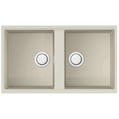 Мойка кухонная прямоугольная Omoikiri (Омойкири) Kitagawa 83-2-U-WH белый (4993809)