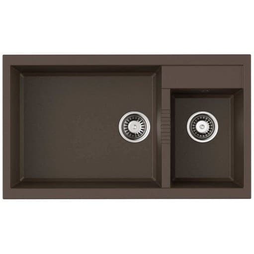 Мойка кухонная прямоугольная Omoikiri (Омойкири) Yasugata 86-BL Черный (4993868)
