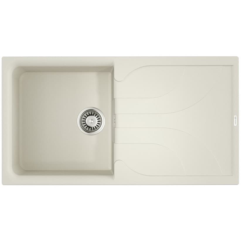 Мойка кухонная прямоугольная Omoikiri (Омойкири) Yasugata 100-WH белый (4993847)