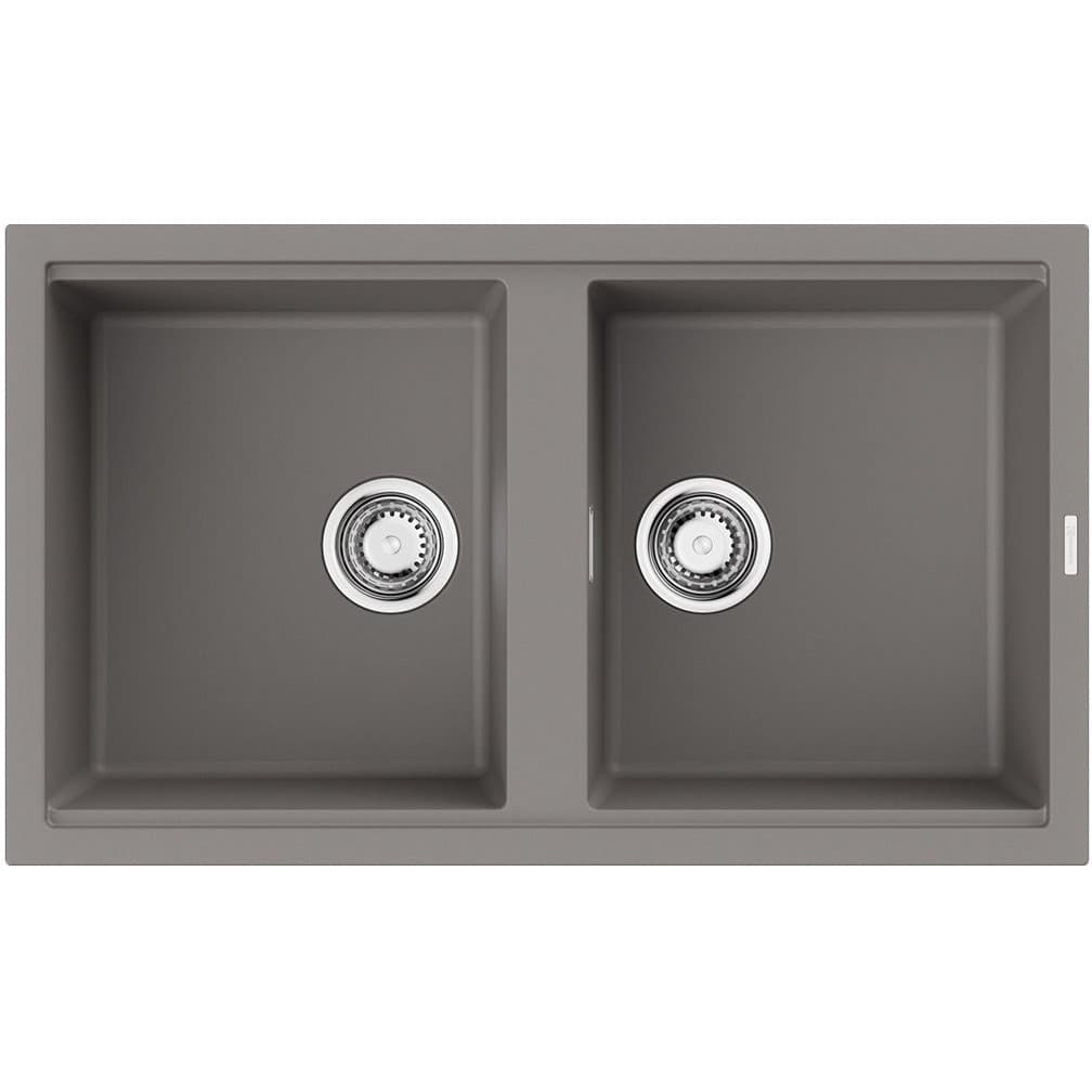 Мойка кухонная прямоугольная Omoikiri (Омойкири) Kitagawa 86-2-GR Leningrad grey (4993491)