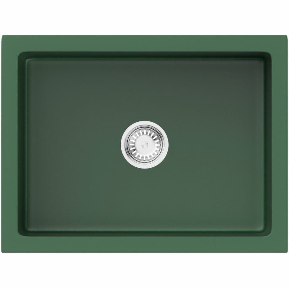 Мойка кухонная прямоугольная Omoikiri (Омойкири) Mikura 61-RG Matt royal green (4911256)
