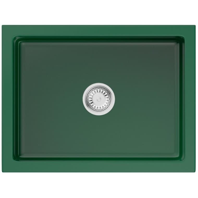 Мойка кухонная Омоикири Mikura зеленая 610х460х254 мм глянцевая 4911255, Omoikiri