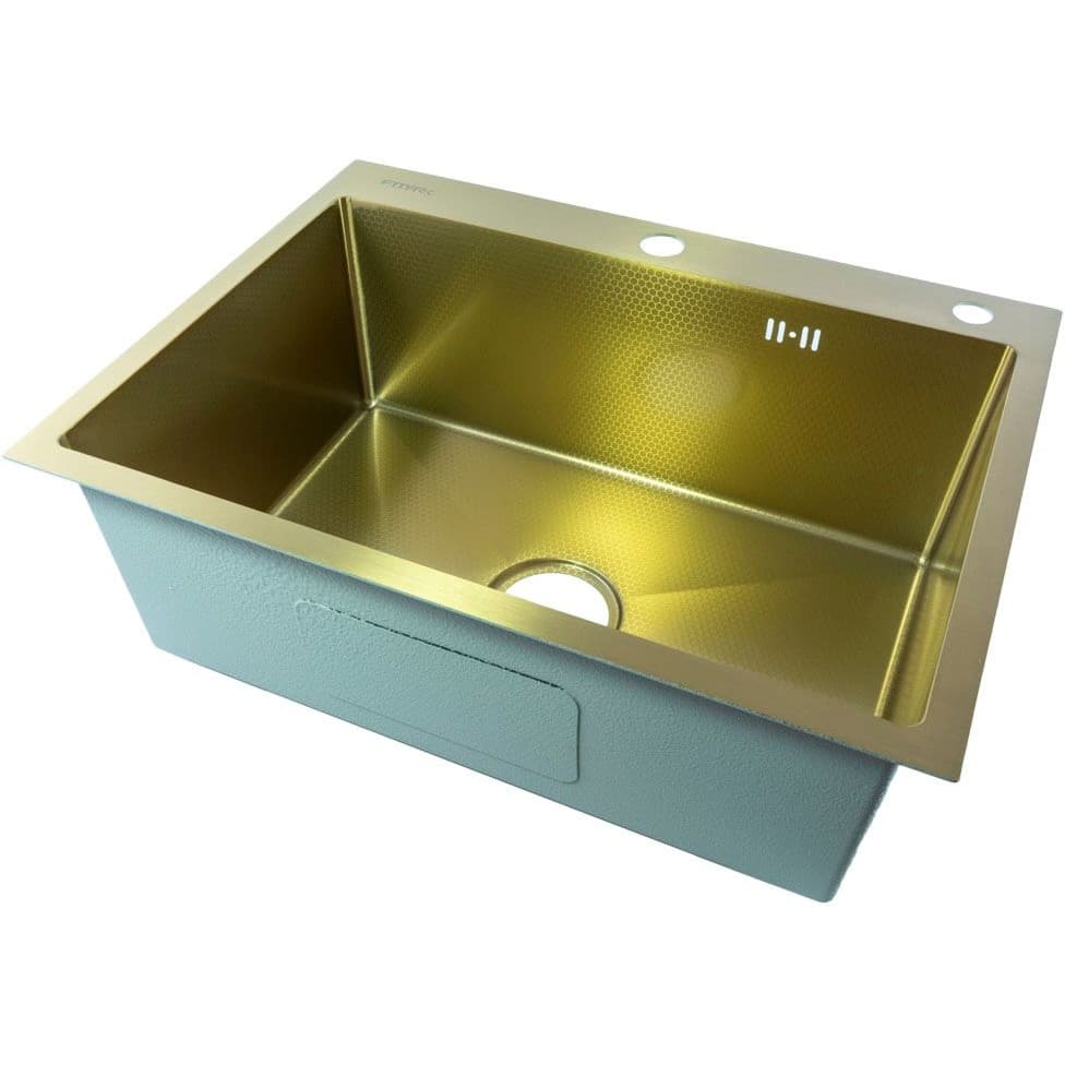 Мойка для кухни Fmark (Фмарк) FSC6045C, матовое золото