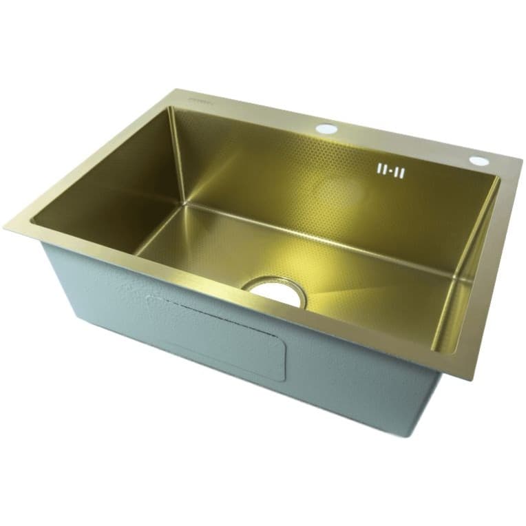 Мойка для кухни Fmark (Фмарк) FSC6050C, матовое золото