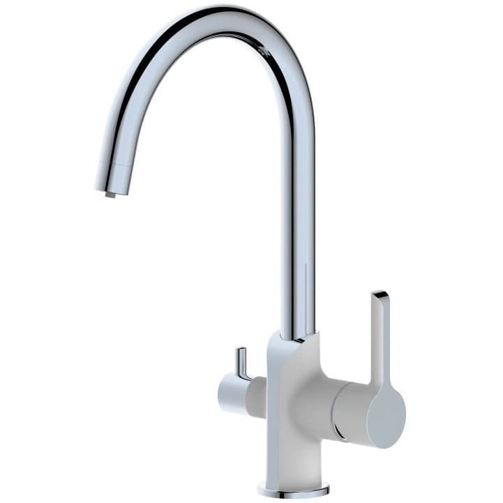 Смеситель для кухни Haiba (Хаиба) HB76805-8, белый