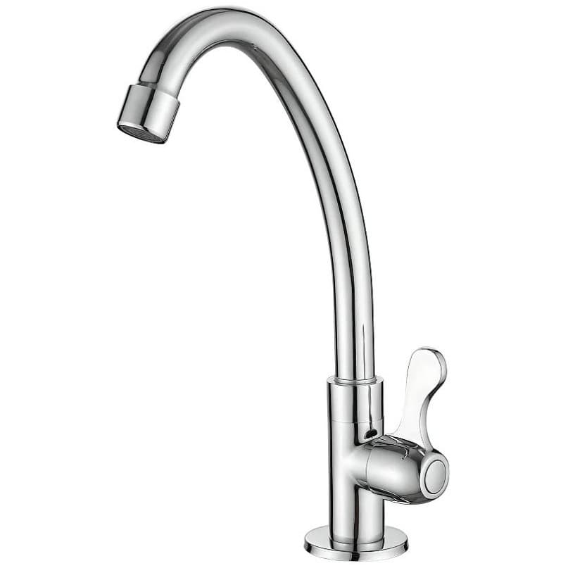Моносмеситель для кухни Haiba (Хаиба) под одну воду хром(HB4185)