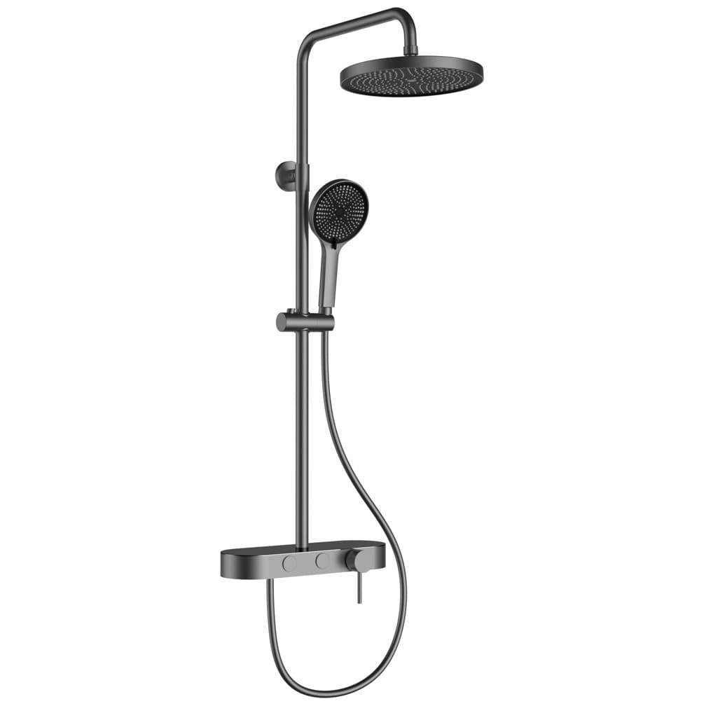 Душевая стойка Vincea (Винчея) VSFS-402GM, вороненая сталь