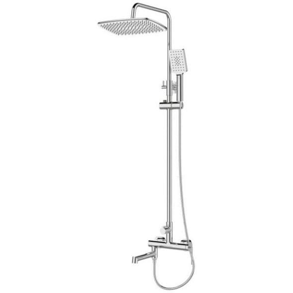 Душевая стойка BelBagno (Бельбагно) Acqua со смесителем для ванны, верхним и ручным душем, хром ACQUA-VSCM-CRM