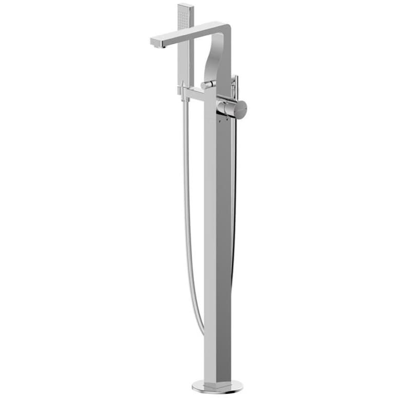 Смеситель для ванны напольный Bravat (Брават) Arc F66061C-B3-ENG, хром