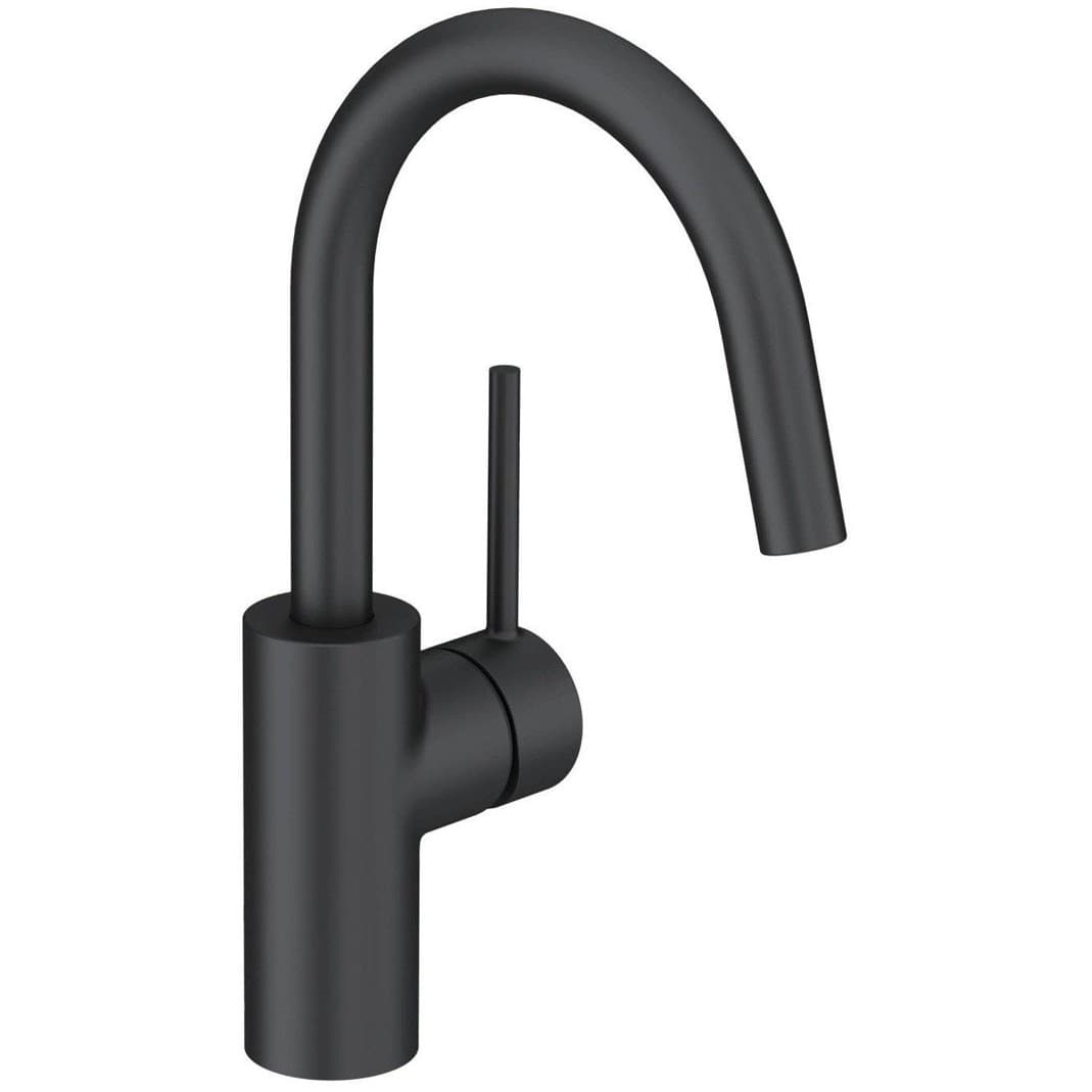 Смеситель для раковины Kludi (Клуди) Bozz 380283976, черный матовый