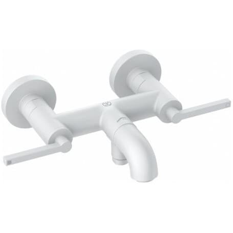 Смеситель для ванны Клуди Nova Fonte Puristic белый матовый 205405315, Kludi