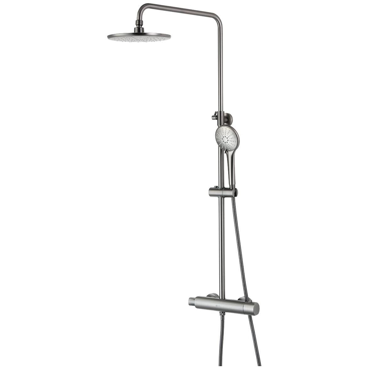 Смеситель для душа Lemark (Лемарк) Bronx графит (LM3770GM)